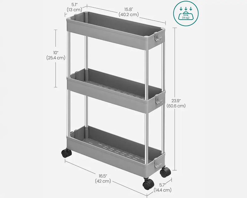 Kitchen Storage Trolley by The Shopsite