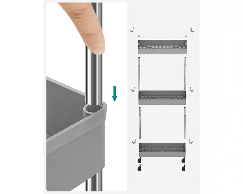Kitchen Storage Trolley by The Shopsite