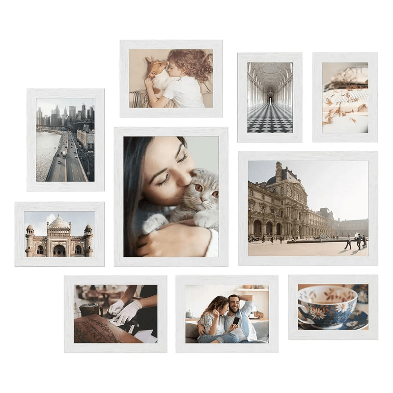 Collage Picture Frames Photo Frames Set 10 PCS by The Shopsite