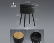 Ottoman Storage Foot Stool by The Shopsite