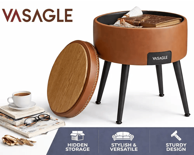 Ottoman Storage Foot Stool by The Shopsite