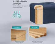 Ottoman with storage by The Shopsite