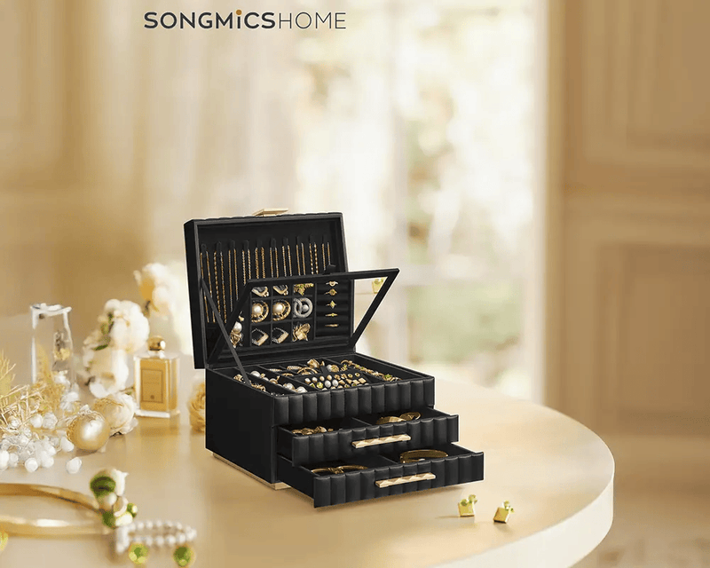 Jewellery Box with Mirror by The Shopsite