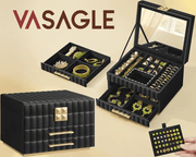 Jewellery Box with Mirror by The Shopsite