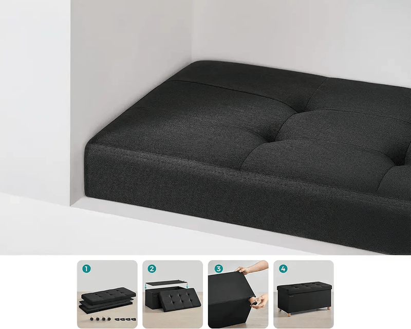 Ottoman with storage by The Shopsite
