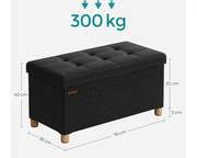 Ottoman with storage by The Shopsite