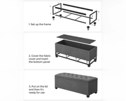 Storage Ottoman Bench by The Shopsite