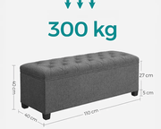 Storage Ottoman Bench by The Shopsite
