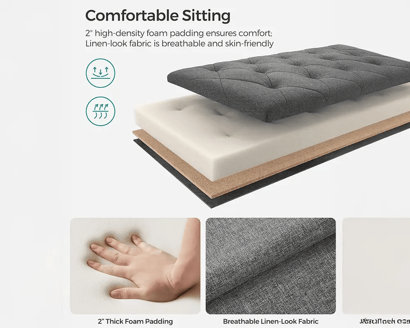 Storage Ottoman Bench by The Shopsite