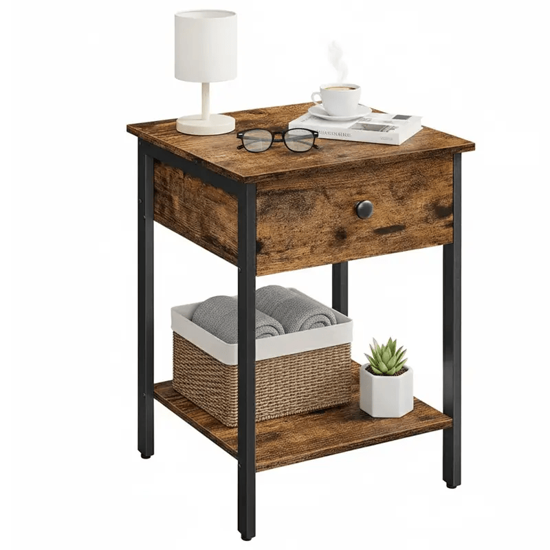 VASAGLE Bedside Table by The Shopsite