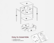 VASAGLE Bedside Table by The Shopsite