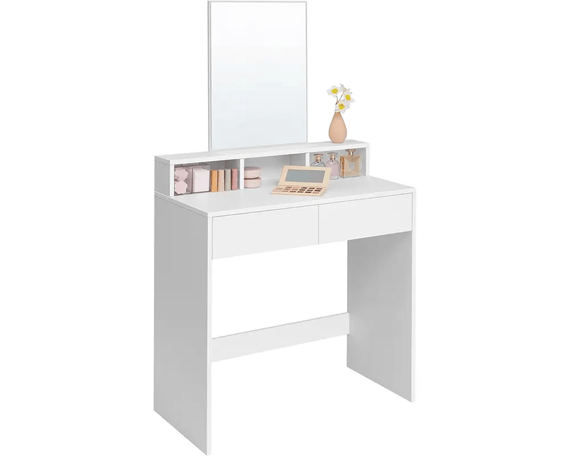 VASAGLE Dressing Table With Mirror by The Shopsite