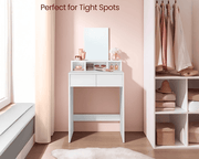 The Shopsite Home-living Dressing Table With Mirror Dressing Table With Mirror