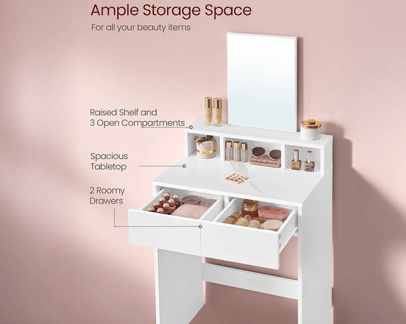 The Shopsite Home-living Dressing Table With Mirror Dressing Table With Mirror
