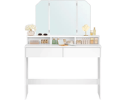 The Shopsite Home-living VASAGLE Dressing Table With Mirror VASAGLE Dressing Table With Mirror