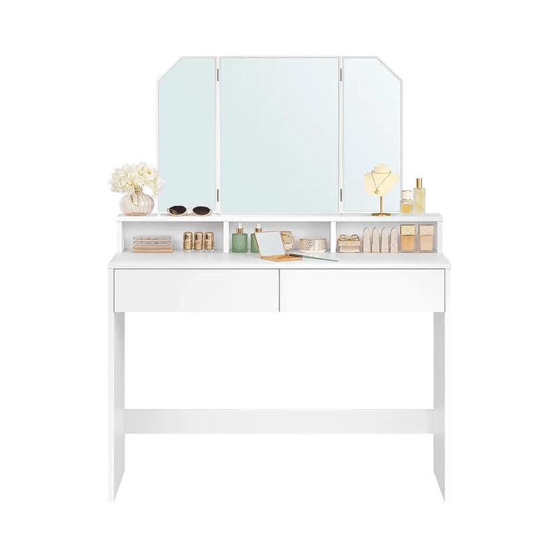 The Shopsite Home-living VASAGLE Dressing Table With Mirror VASAGLE Dressing Table With Mirror