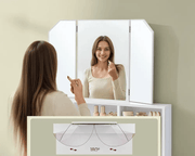 The Shopsite Home-living VASAGLE Dressing Table With Mirror VASAGLE Dressing Table With Mirror
