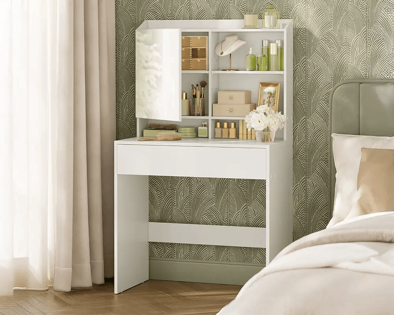 Dressing Table With Mirror by The Shopsite