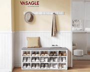 The Shopsite Home-living VASAGLE Shoe Rack Bench Shoe Storage Bench Shoe Rack VASAGLE Shoe Rack Bench Shoe Storage Bench Shoe Rack
