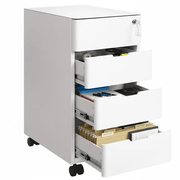 SONGMICS Office file Cabinet with Wheels File Organiser by The Shopsite