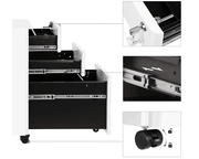 SONGMICS Office file Cabinet with Wheels File Organiser by The Shopsite