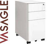 SONGMICS Office file Cabinet with Wheels File Organiser by The Shopsite