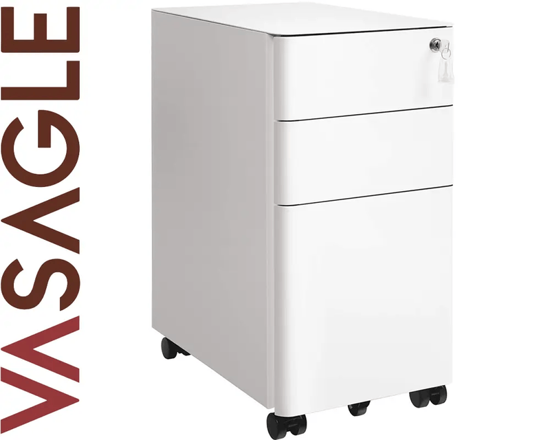 SONGMICS Office file Cabinet with Wheels File Organiser by The Shopsite