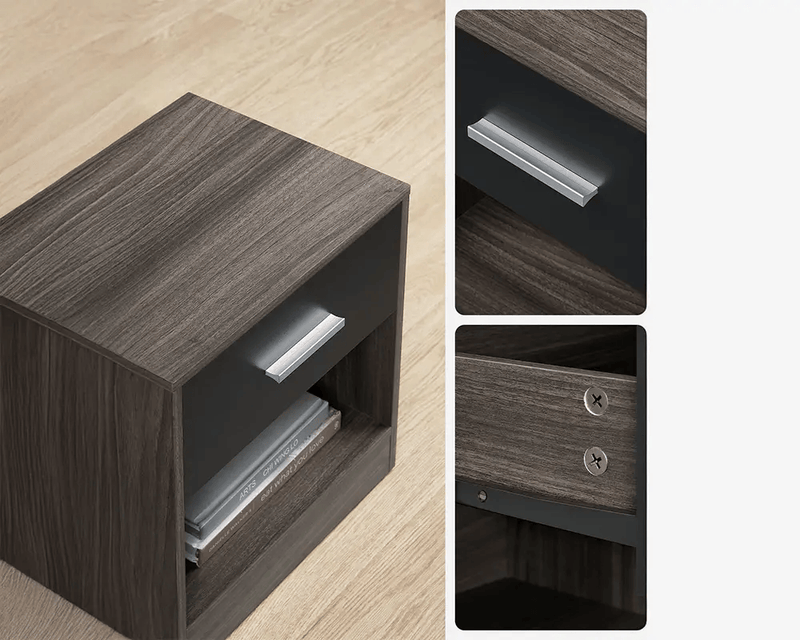 Bedside Table with Drawers by The Shopsite