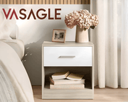 Bedside Table with Drawers by The Shopsite