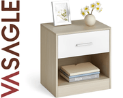 Bedside Table with Drawers by The Shopsite