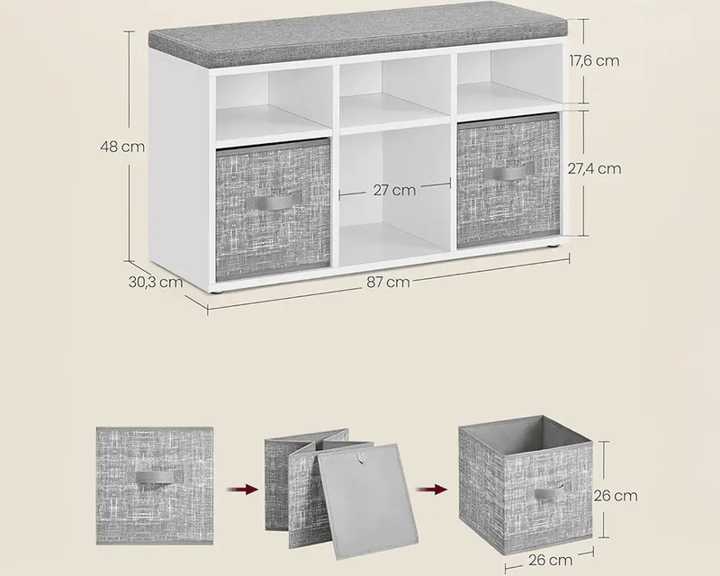 Vasagle Shoe Rack Bench by The Shopsite