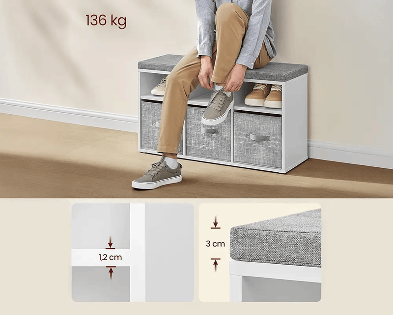 Vasagle Shoe Rack Bench by The Shopsite