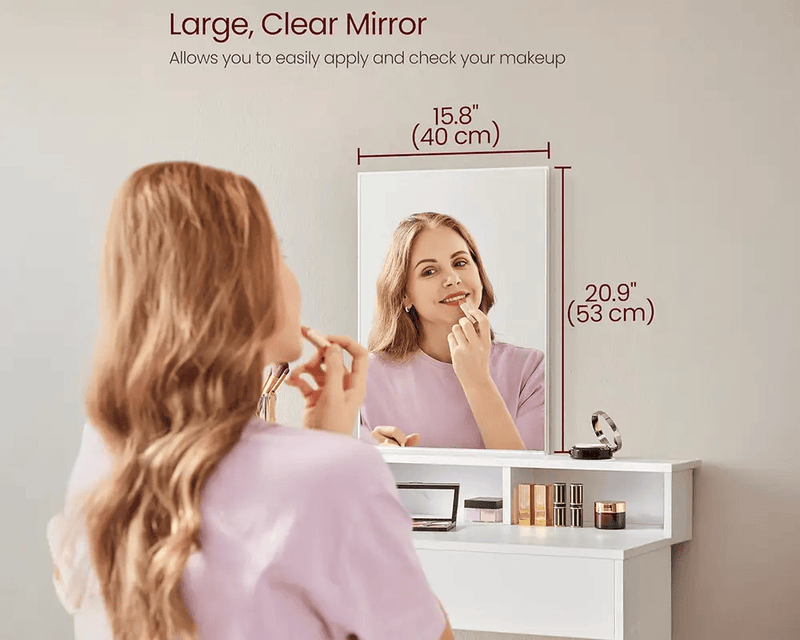 Dressing Table with Mirror by The Shopsite