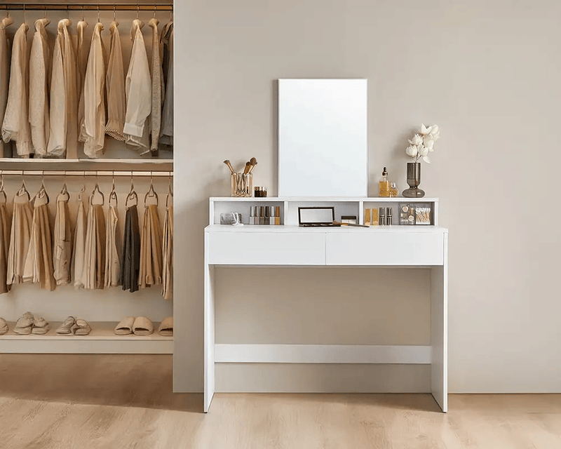 Dressing Table with Mirror by The Shopsite
