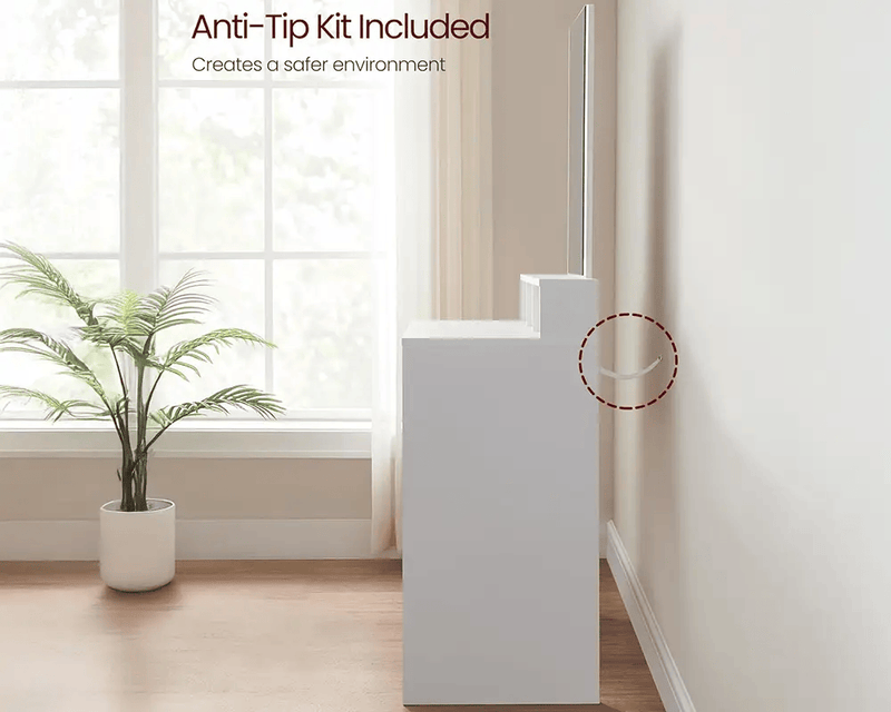 Dressing Table with Mirror by The Shopsite