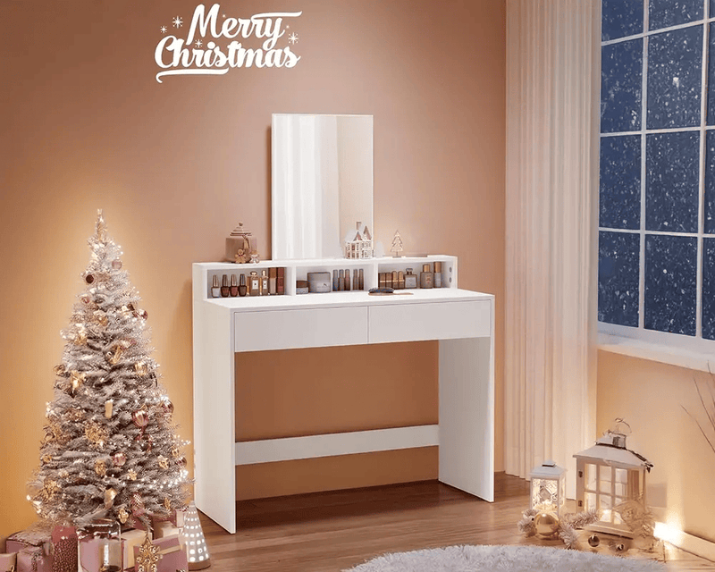 Dressing Table with Mirror by The Shopsite