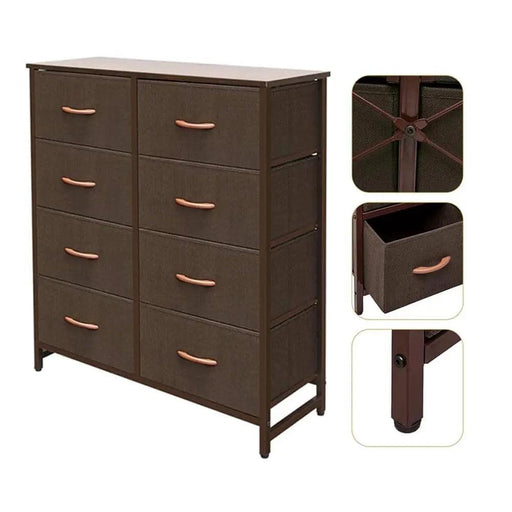 The Shopsite tallboy Chest of Drawers 8 Drawers Dresser Tallboy Chest of Drawers 8 Drawers Dresser Tallboy