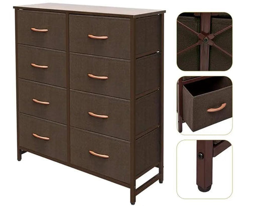 The Shopsite tallboy Chest of Drawers 8 Drawers Dresser Tallboy Chest of Drawers 8 Drawers Dresser Tallboy
