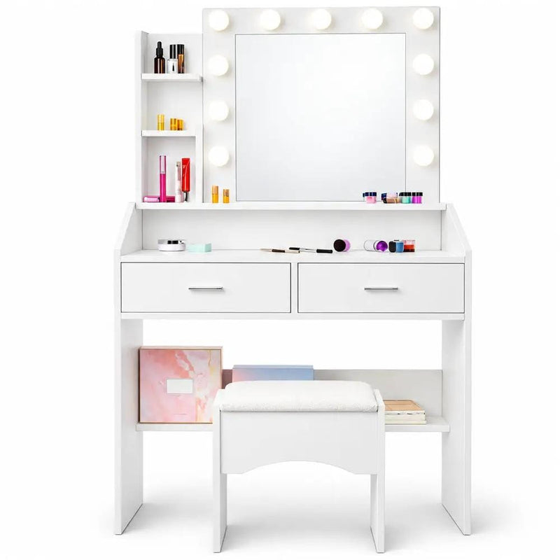 The Shopsite Home-living Dressing Table With Mirror Dressing Table With Mirror