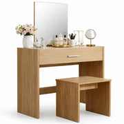 The Shopsite Home-living CURA Dressing Table Brown CURA Dressing Table Brown