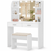 Dressing Table With Mirror by The Shopsite