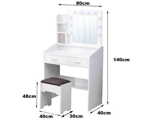 The Shopsite Home-living Dressing Table With Mirror Dressing Table With Mirror