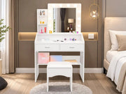 The Shopsite Home-living Dressing Table With Mirror Dressing Table With Mirror