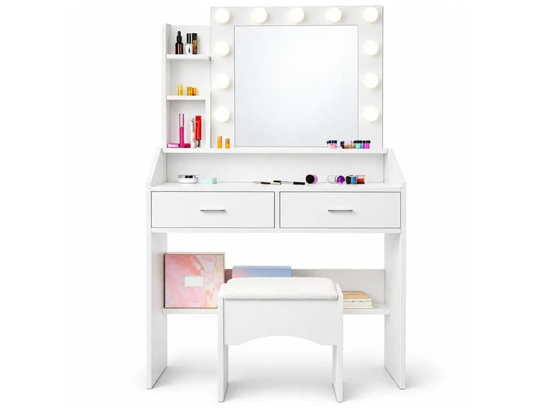 The Shopsite Home-living Dressing Table With Mirror Dressing Table With Mirror