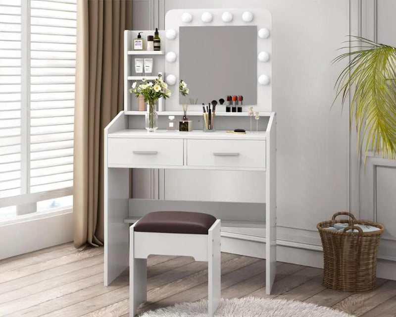 The Shopsite Home-living Dressing Table With Mirror Dressing Table With Mirror