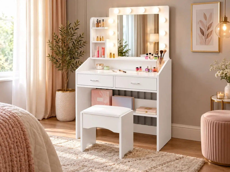 The Shopsite Home-living Dressing Table With Mirror Dressing Table With Mirror