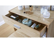 The Shopsite Home-living CURA Dressing Table Brown CURA Dressing Table Brown