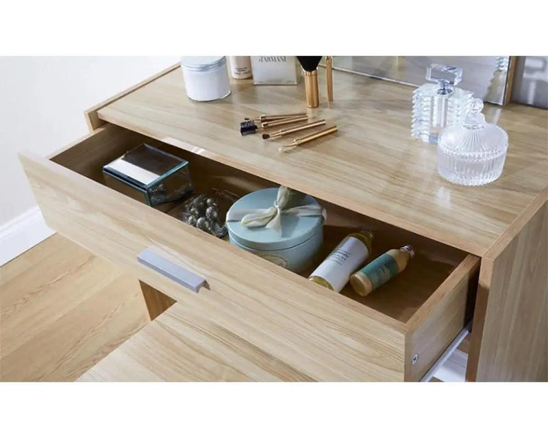 The Shopsite Home-living CURA Dressing Table Brown CURA Dressing Table Brown