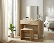 The Shopsite Home-living CURA Dressing Table Brown CURA Dressing Table Brown