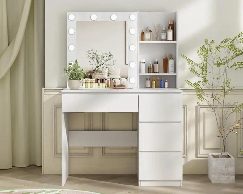 The Shopsite Home-living Dressing Table With Mirror Dressing Table With Mirror